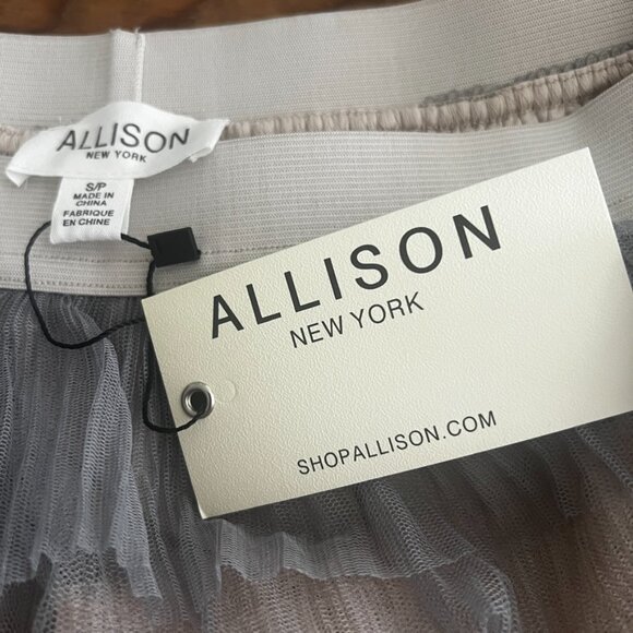 ALLISON New York: Multi Color / Multi Layer / Lined / midi length TULLE SKIRT - Picture 2 of 10